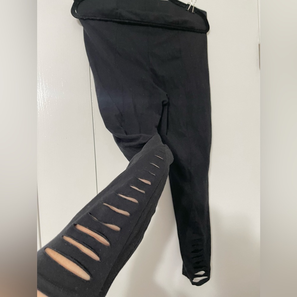 Torrid black slit leggings